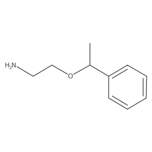 2-(1-Phenylethoxy)ethan-1-amine结构式