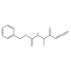 benzyl N-[(2R)-4-diazo-3-oxobutan-2-yl]carbamate Structure