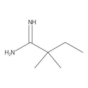2,2-Dimethylbutanimidamide结构式