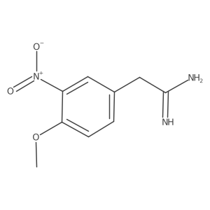 2-(4-Methoxy-3-nitrophenyl)ethanimidamide结构式