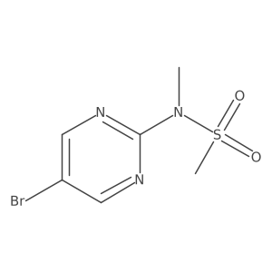 N-(5-bromopyrimidin-2-yl)-N-methylmethanesulfonamide Structure