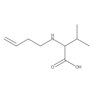 N-3-Buten-1-ylvaline Structure