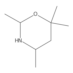 2,4,6,6-Tetramethyl-1,3-oxazinane Structure