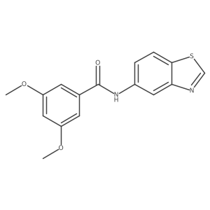 N-(benzo[d]thiazol-5-yl)-3,5-dimethoxybenzamide Structure