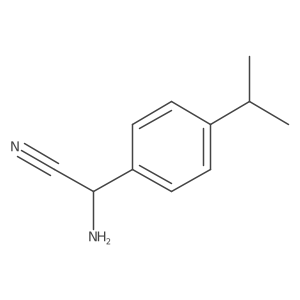 2-Amino-2-(4-isopropylphenyl)acetonitrile结构式
