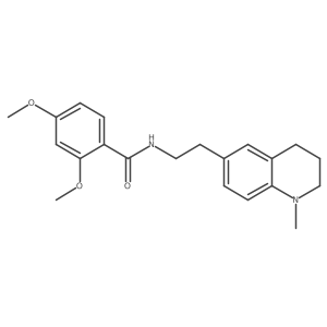 2,4-dimethoxy-N-(2-(1-methyl-1,2,3,4-tetrahydroquinolin-6-yl)ethyl)benzamide结构式