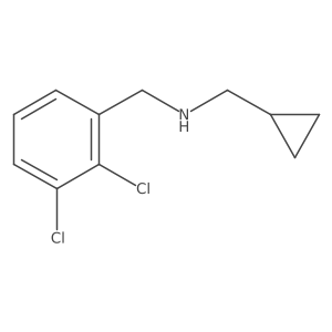 (Cyclopropylmethyl)[(2,3-dichlorophenyl)methyl]amine结构式
