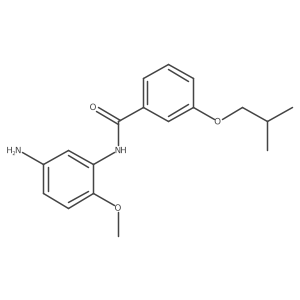 N-(5-Amino-2-methoxyphenyl)-3-isobutoxybenzamide结构式