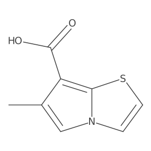 6-methyl-pyrrolo[2,1-b]thiazole-7-carboxylic Acid Structure