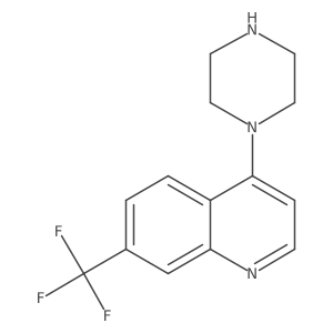 4-Piperazin-1-yl-7-(trifluoromethyl)quinoline Structure