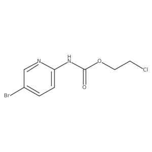2-Chloroethyl 5-bromopyridin-2-ylcarbamate结构式
