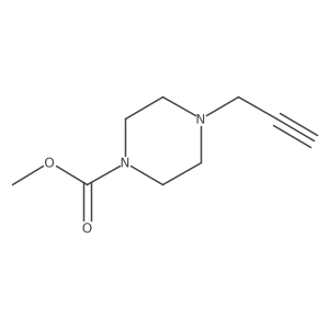 Methyl 4-(2-propyn-1-yl)-1-piperazinecarboxylate Structure