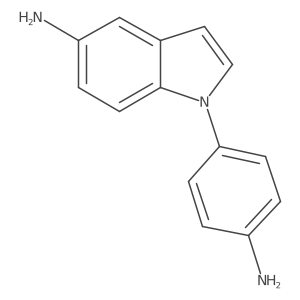 5-Amino-1-(4-aminophenyl)indole结构式