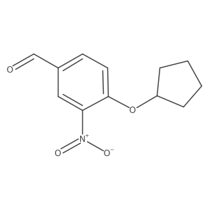 4-(Cyclopentyloxy)-3-nitrobenzaldehyde Structure