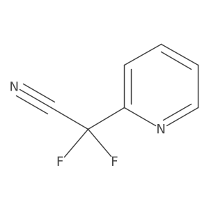 Difluoro(pyridin-2-yl)acetonitrile Structure