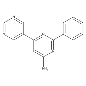 2-Phenyl[4,5a(2)-bipyrimidin]-6-amine Structure