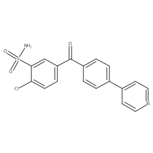 2-Chloro-5-(4-pyridin-4-yl-benzoyl)-benzenesulfonamide Structure