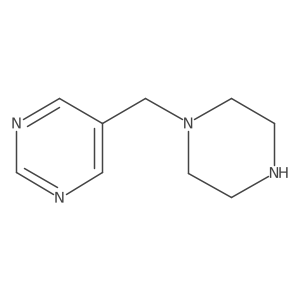 5-[(Piperazin-1-yl)methyl]pyrimidine结构式