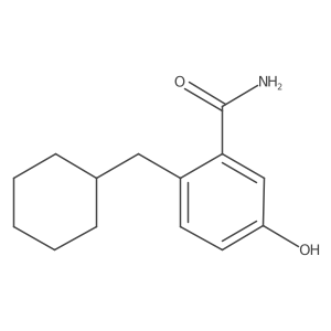2-(Cyclohexylmethyl)-5-hydroxybenzamide Structure