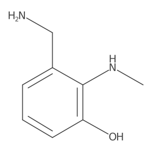 3-(Aminomethyl)-2-(methylamino)phenol结构式