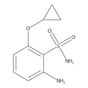 2-Amino-6-cyclopropoxybenzenesulfonamide Structure