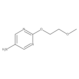 2-(2-Methoxyethoxy)pyrimidin-5-amine Structure