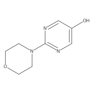 2-(4-morpholinyl)-5-Pyrimidinol结构式