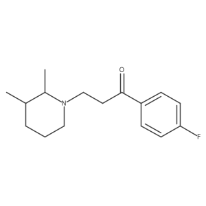 1-Propanone, 3-(2,3-dimethyl-1-piperidinyl)-1-(4-fluorophenyl)- Structure