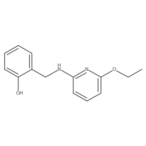 2-[[(6-ethoxy-2-pyridinyl)amino]methyl]Phenol Structure