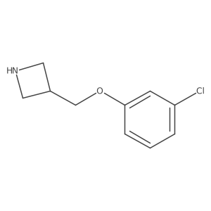 3-[(3-Chlorophenoxy)methyl]azetidine结构式