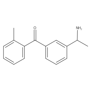 (R)-(3-(1-aminoethyl)phenyl)(o-tolyl)methanonehydrochloride Structure