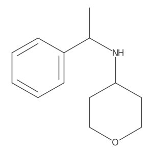 N-[(1R)-1-phenylethyl]oxan-4-amine Structure