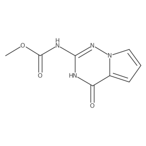 Methyl N-{4-hydroxypyrrolo[2,1-f][1,2,4]triazin-2-yl}carbamate Structure