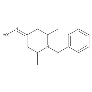 1-Benzyl-2,6-dimethyl-4-piperidone oxime结构式