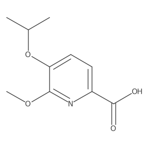 5-Isopropoxy-6-methoxy-pyridine-2-carboxylic acid结构式