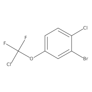 2-Bromo-1-chloro-4-[chloro(difluoro)methoxy]benzene Structure
