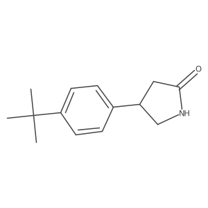 4-(4-Tert-butylphenyl)pyrrolidin-2-one Structure