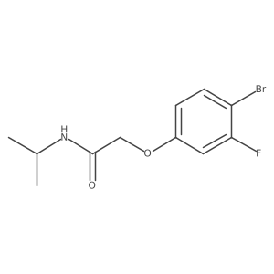 2-(4-bromo-3-fluorophenoxy)-N-isopropylacetamide Structure