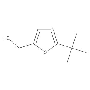 (2-Tert-butyl-1,3-thiazol-5-yl)methanethiol Structure