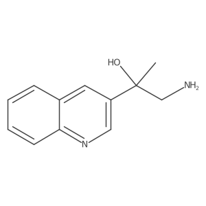 1-Amino-2-(quinolin-3-yl)propan-2-ol Structure