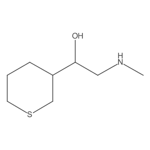 2-(Methylamino)-1-(thian-3-yl)ethan-1-ol Structure