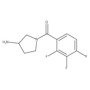 1-(2,3,4-Trifluorobenzoyl)pyrrolidin-3-amine结构式