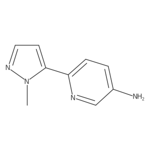 6-(1-Methyl-1H-pyrazol-5-yl)pyridin-3-amine Structure