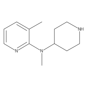N,3-dimethyl-N-(piperidin-4-yl)pyridin-2-amine Structure