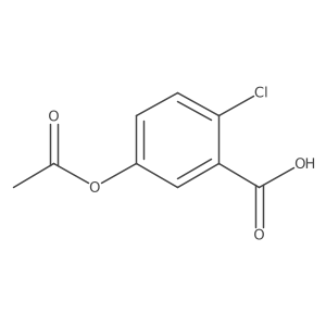5-Acetoxy-2-chlorobenzoic acid结构式