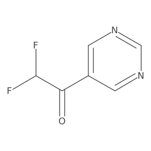 2,2-Difluoro-1-(pyrimidin-5-yl)ethan-1-one Structure