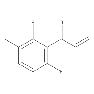 1-(2,6-Difluoro-3-methylphenyl)prop-2-en-1-one结构式