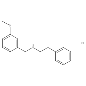 N-(3-Methoxybenzyl)-2-phenylethanamine hydrochloride Structure