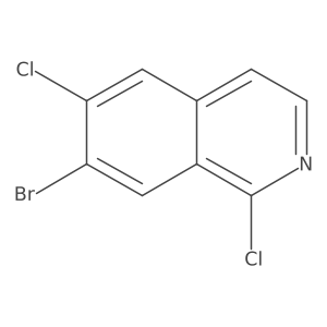 7-Bromo-1,6-dichloroisoquinoline结构式