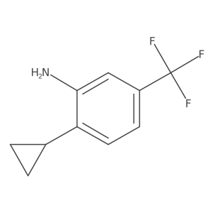 2-Cyclopropyl-5-(trifluoromethyl)aniline Structure